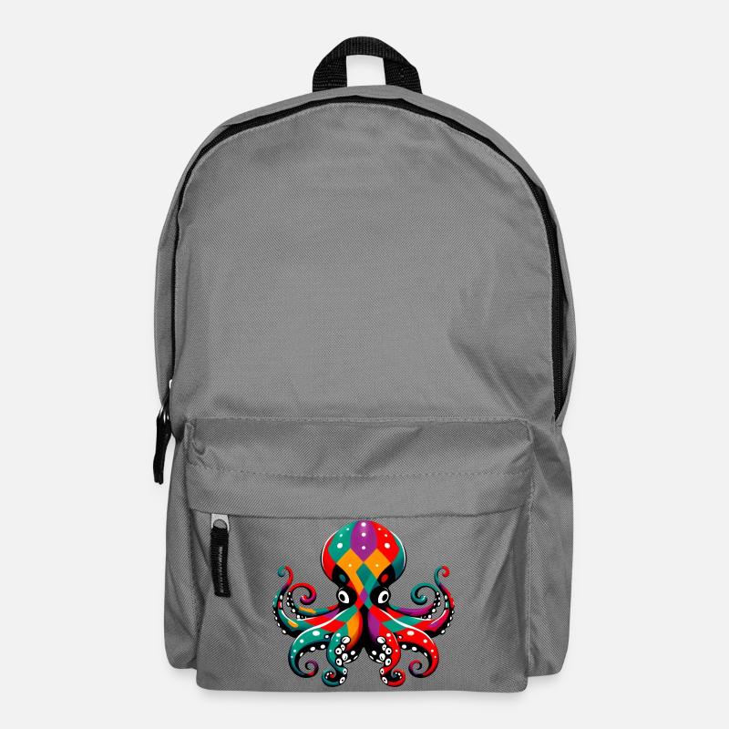 Pieuvre arlequin - Sac à dos - gris éléphant