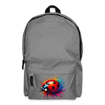 Marienkäfer - Rucksack - Mittelgrau - Vorne