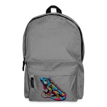 Leguan - Rucksack - Mittelgrau - Vorne