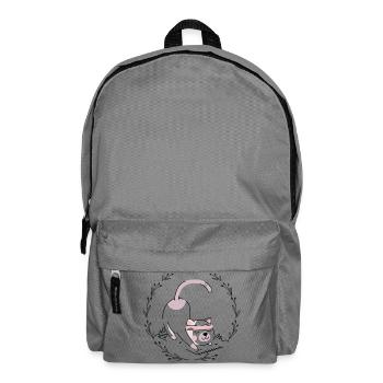 Chiot rose Bandeau breloque - Sac à dos - gris éléphant - Devant