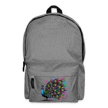 Pfau - Rucksack - Mittelgrau - Vorne