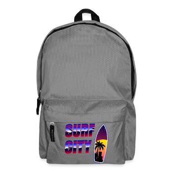 Surfer City Rétro - Sac à dos - gris éléphant - Devant