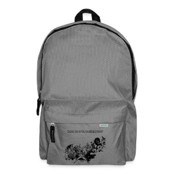 BACK ROW PARODY Design 001 - Rucksack - Mittelgrau - Vorne