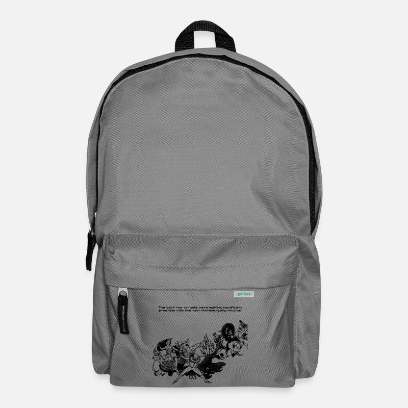 BACK ROW PARODY Design 001 - Rucksack - Mittelgrau