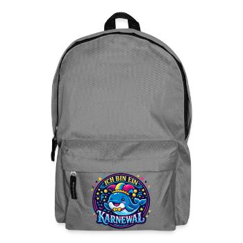 Karneval Wortspiel Jecke Lustig Geschenk 5. Jahres - Rucksack - Mittelgrau - Vorne