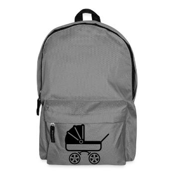 Kinderwagen - Rucksack - Mittelgrau - Vorne