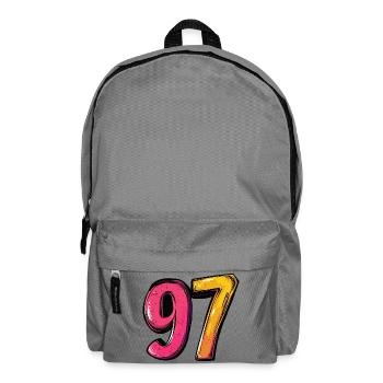 97 Nombre Coloré - Sac à dos - gris éléphant - Devant