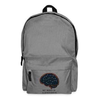 Mon esprit est un univers - Sac à dos - gris éléphant - Devant