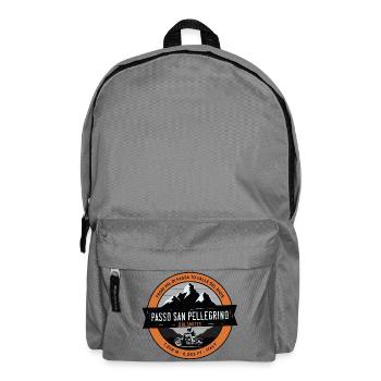 Passo San Pellegrino Dolomites Motorcycle t-shirt  - Sac à dos - gris éléphant - Devant