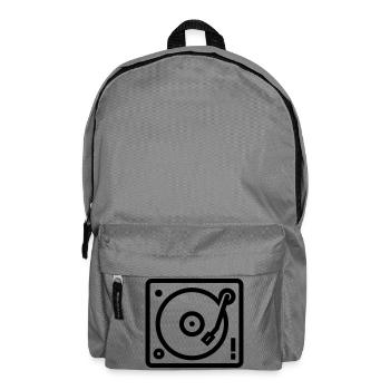 DJ-Plattenspieler - Rucksack - Mittelgrau - Vorne