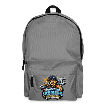 Megacooler Lehrling - Kein Jammern - Rucksack - Mittelgrau - Vorne