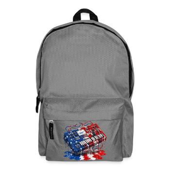 Synth-Pop, New-Wave-Musik USA Synthesizer - Rucksack - Mittelgrau - Vorne