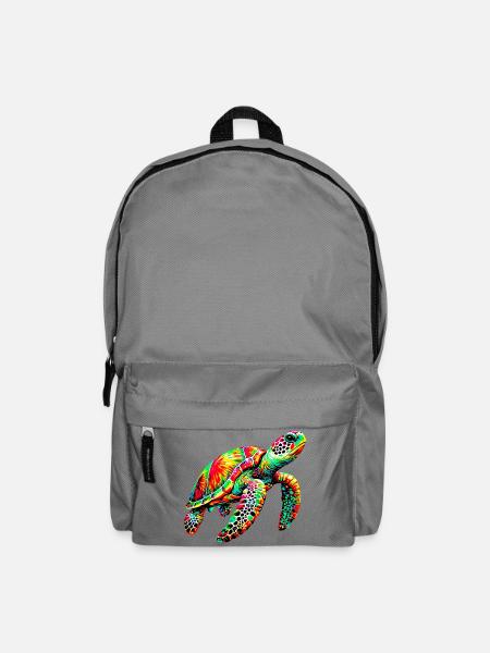 Schildkröte - Rucksack - Mittelgrau