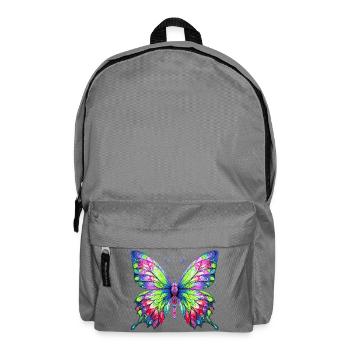 Schmetterling - Rucksack - Mittelgrau - Vorne