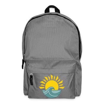 Sonnenaufgang über dem Meer - Rucksack - Mittelgrau - Vorne