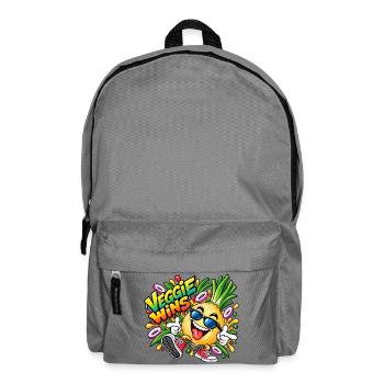 Veggie Wins Zwiebel - Rucksack - Mittelgrau - Vorne