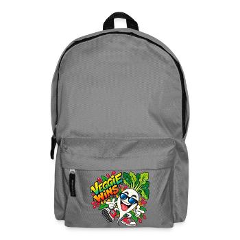 Veggie Wins Rettich - Rucksack - Mittelgrau - Vorne