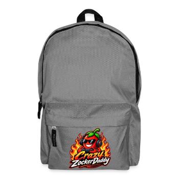 CrazyZockerDaddy - Rucksack - Mittelgrau - Vorne