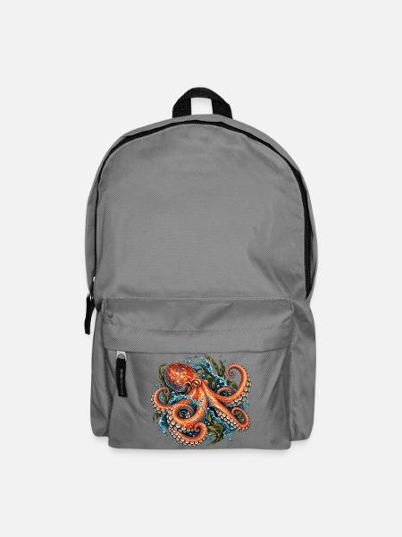 Oktopus - Rucksack - Mittelgrau