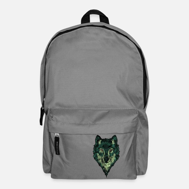 loup - Sac à dos - gris éléphant
