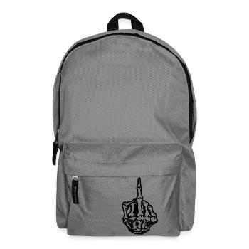 middlefinger_skull_01 - Rucksack - Mittelgrau - Vorne
