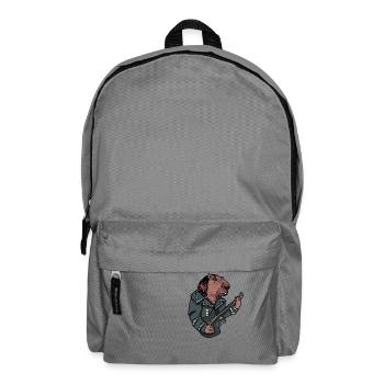 Capybara Metalhead - Rucksack - Mittelgrau - Vorne