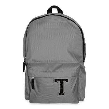 Un caractère un tonnes in Grunge-Look - Sac à dos - gris éléphant - Devant