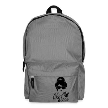 Like a i love strong hipster female boss woman mom - Sac à dos - gris éléphant - Devant