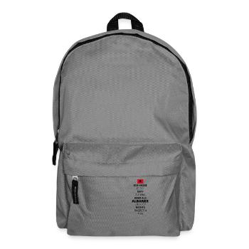 SEXY SEIN I LOVE LIEBE ALBANIEN ALBANER - Rucksack - Mittelgrau - Vorne