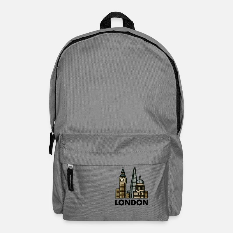 Skyline de Londres - Sac à dos - gris éléphant