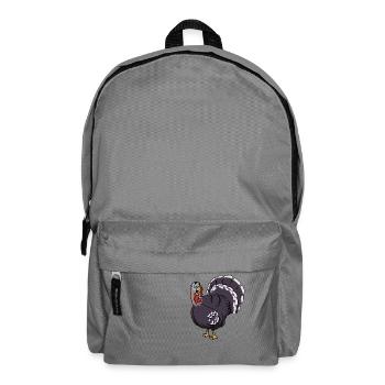 Turkey turkey turkey poultry chicken bird birds - Backpack - elephant grey - Front