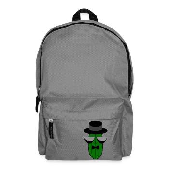 Gangster Mafia Concombre avec poche de lunettes de soleil - Sac à dos - gris éléphant - Devant