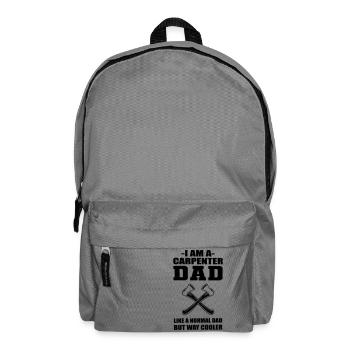 Je suis un papa charpentier. - Sac à dos - gris éléphant - Devant