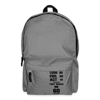 ES HAT 60 JAHRE GEDAUERT, UM SO GUT AUSZUSEHEN! - Rucksack - Mittelgrau - Vorne