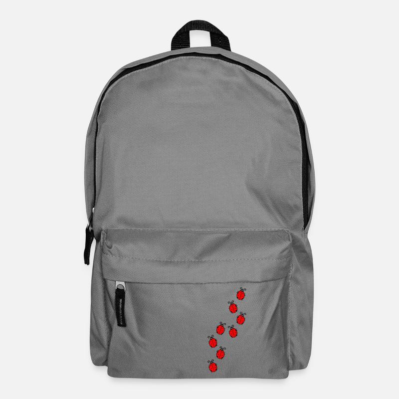 Marienkäfer - Rucksack - Mittelgrau