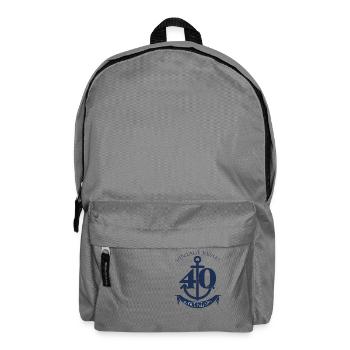 40th Birthday: Vintage Vessel - 40 - The Anchor - Backpack - elephant grey - Front