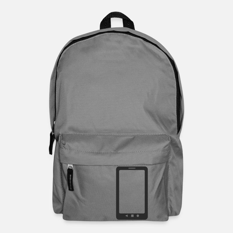Handy! Geschenkidee Geschenk - Rucksack - Mittelgrau