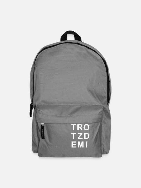Trotzdem dunkel - Rucksack - Mittelgrau