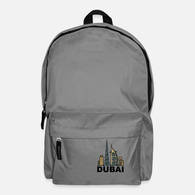 dubai skyline - Rucksack - Mittelgrau