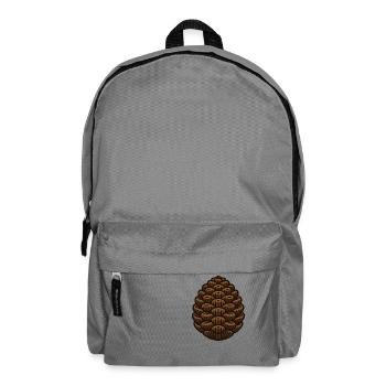 Tannenzapfen - Rucksack - Mittelgrau - Vorne