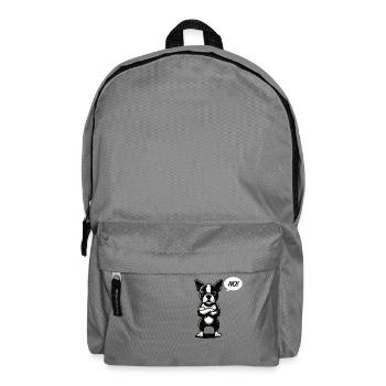 No Boston Terrier Boston Boston terrier owner - Backpack - elephant grey - Front