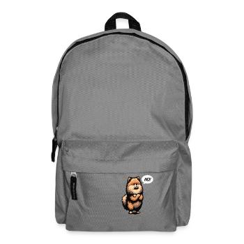 No Pomeranian Dwarf Spitz Dwarf Spitz Holder Spitz - Backpack - elephant grey - Front