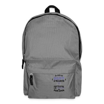 Papy cycliste carrément plus cool - Sac à dos - gris éléphant - Devant
