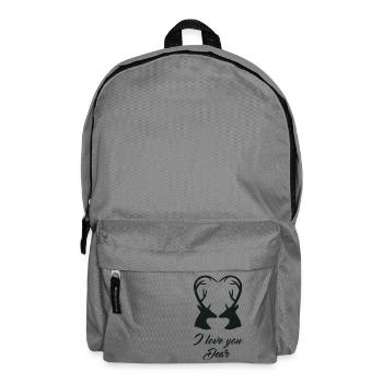 I love you Dear - Funny T-Shirt idea for Paare - Rucksack - Mittelgrau - Vorne