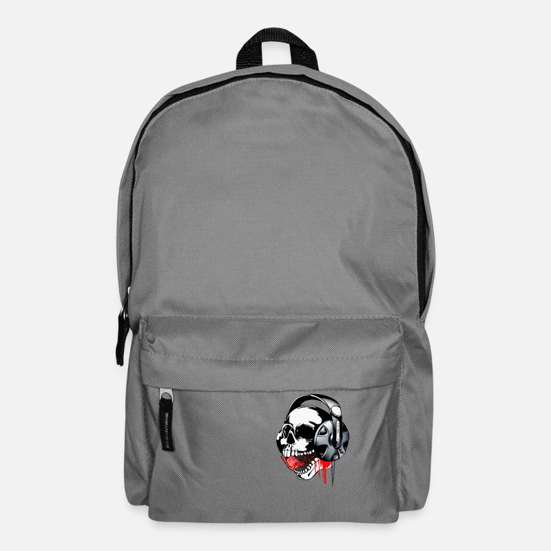 Farbe Schädel Musik von dk - Rucksack - Mittelgrau