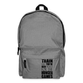 Train Like You've Been Picked for the Hunger Games - Backpack - elephant grey - Front