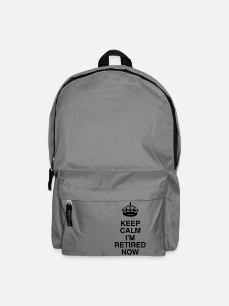 Retirement Retired Ruhestand Retraite Retraitée - Backpack - elephant grey