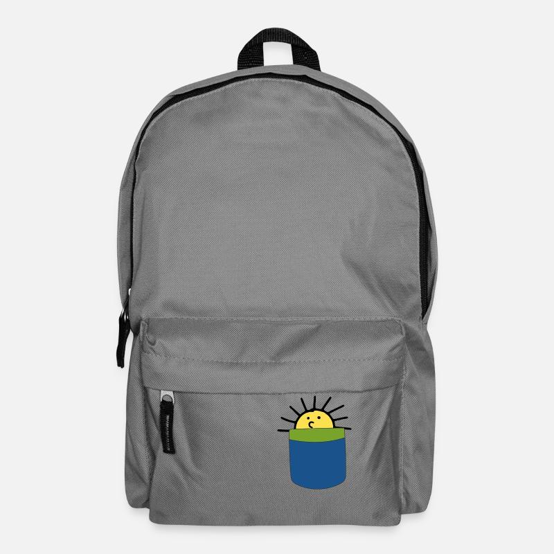 Sonne - Rucksack - Mittelgrau