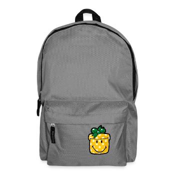Smiley Christmas Present - Backpack - elephant grey - Front