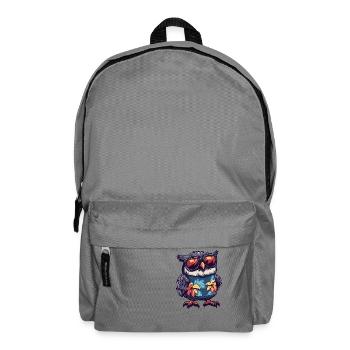 Eule Cool Sommer - Rucksack - Mittelgrau - Vorne